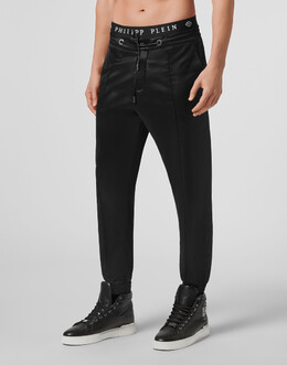 Philipp Plein: Кожаные брюки 