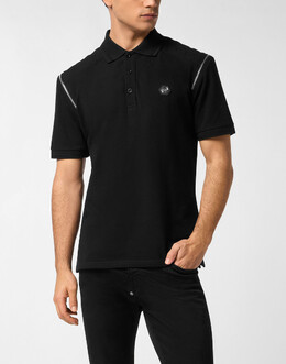 Philipp Plein: Кожаное поло 