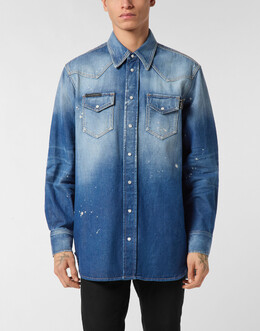 Philipp Plein: Военные рубашка 