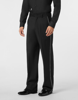 Philipp Plein: Кожаные брюки 