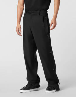 Philipp Plein: Кожаные брюки 