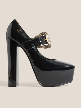 Versace Jeans Couture: Чёрные туфли 