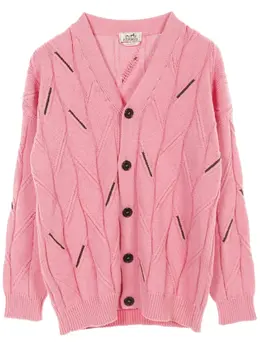 Hermès Pre-Owned: Трикотажный кардиган 