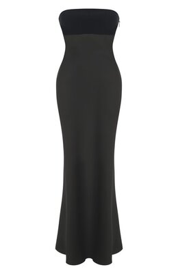 Max Mara Studio: Комбинированное платье 