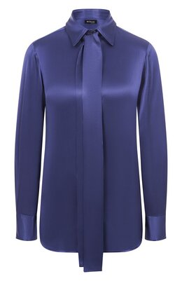 Kiton: Атласная блуза 