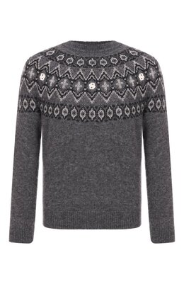 BOSS: Серый свитер 