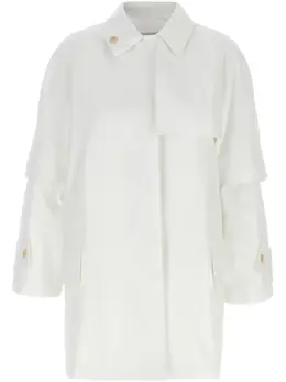 Max Mara: Белый плащ 