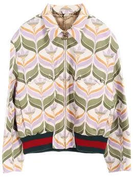 Gucci Pre-Owned: Куртка с принтом 