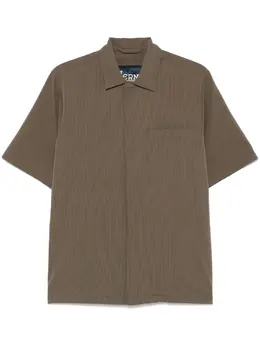 Herno: Рубашка цвета хаки 