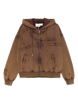 Feng Chen Wang: Коричневая толстовка 