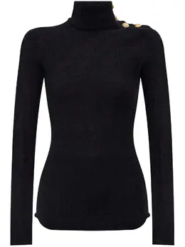 Balmain: Трикотажный свитер 
