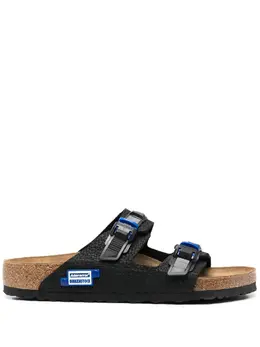 Birkenstock: Чёрные сандалии 