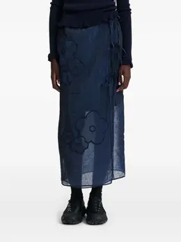 Cecilie Bahnsen: Синяя юбка 