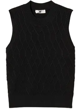 TWINSET: Чёрная майка 