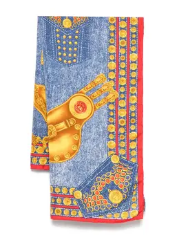Versace Pre-Owned: Голубой шарф 
