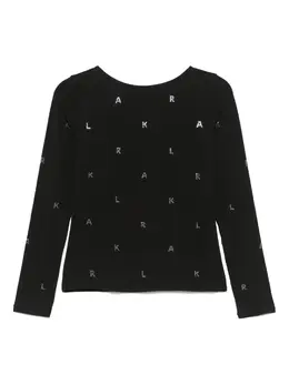 Karl Lagerfeld: Чёрная футболка 