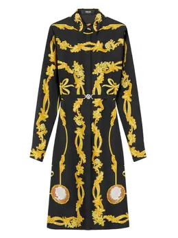Versace: Платье  Barocco с принтом