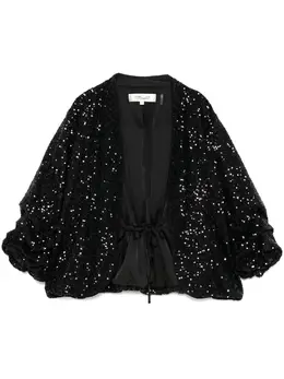 DVF Diane von Furstenberg: Чёрная куртка 