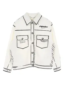 Fendi Pre-Owned: Джинсовая куртка 