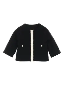 CHANEL Pre-Owned: Чёрная куртка 