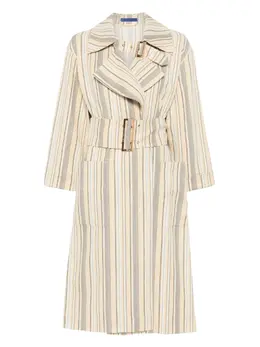 Givenchy Pre-Owned: Пальто в полоску 