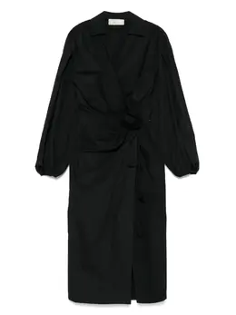 Blumarine: Платье с растительным принтом 