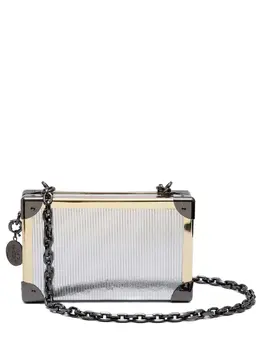 Isla: Серебристый клатч 