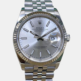 Rolex Datejust 126234 Automatic Silver Dial Stainless Steel Men's Wristwatch 36 mm 1245998