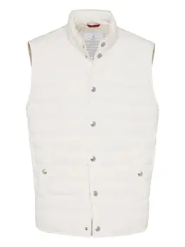 Brunello Cucinelli: Белый жилет 