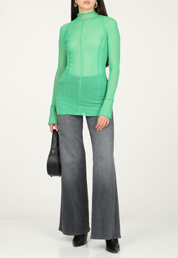 Patrizia Pepe: Зелёный свитшот 