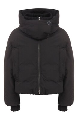 Sportmax: Чёрный пуховик 