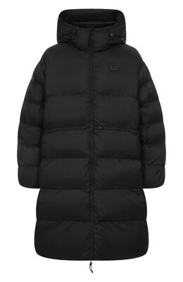 EA7: Чёрный пуховик 