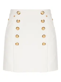 Balmain: Белая юбка 