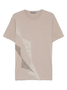 Corneliani: Коричневая футболка 