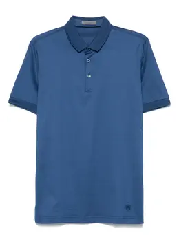 Corneliani: Голубое поло 