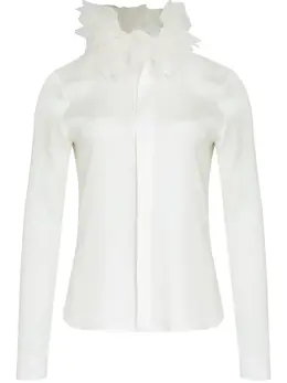 Gloria Coelho: Рубашка с растительным принтом 