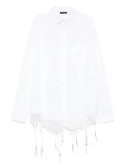 Balenciaga: Кружевная рубашка 