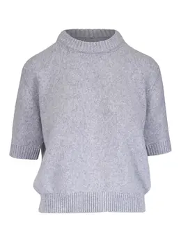 KHAITE: Топ с коротким рукавом 