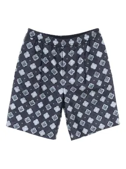 Louis Vuitton Pre-Owned: Голубые шорты 