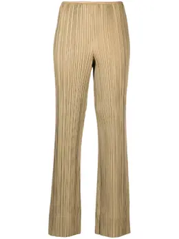 Nanushka: Кожаные брюки 