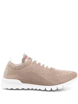 Kiton: Бежевые кроссовки 