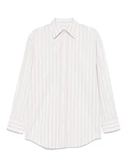 Saint Laurent: Рубашка в полоску 
