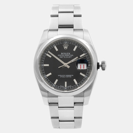 Rolex Datejust 116200 Automatic Black Dial Stainless Steel Men's Wristwatch 36 mm 1246375