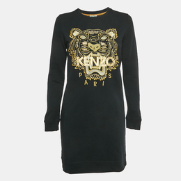 Kenzo: Чёрное платье  Tiger