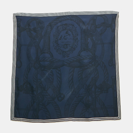 Hermes: Голубой шарф 