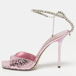 Jimmy Choo: Фиолетовые сандалии  Saeda
