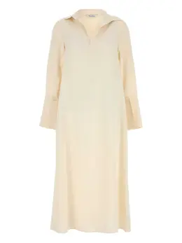 Max Mara: Платье с английским воротником 