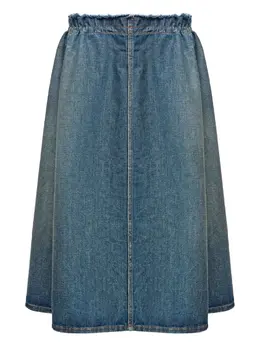 MM6 Maison Margiela: Джинсовая юбка 