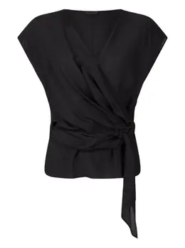 LIU JO: Топ с v-образным вырезом 