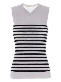 KHAITE: Топ в полоску 